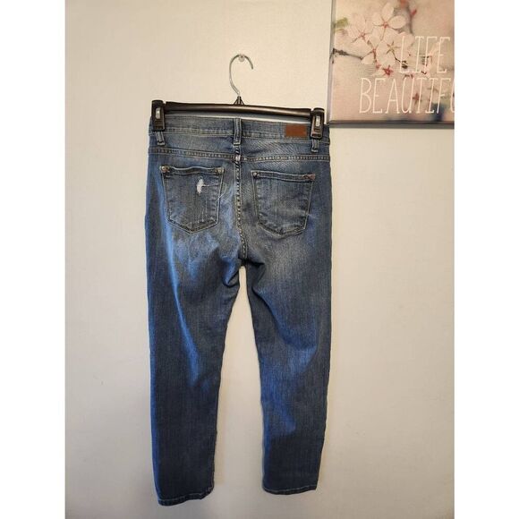 Judy Blue Boyfriend Fit Distressed Jeans Size 5 27 - Picture 4 of 6